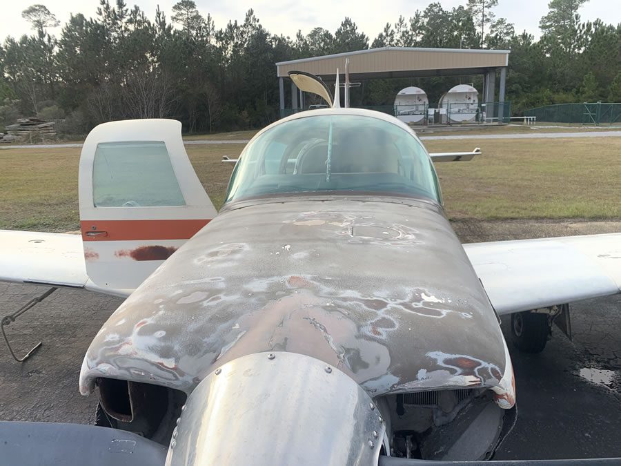 1979 Mooney M20K-231 (Salvage condition-Hurricane Damage)