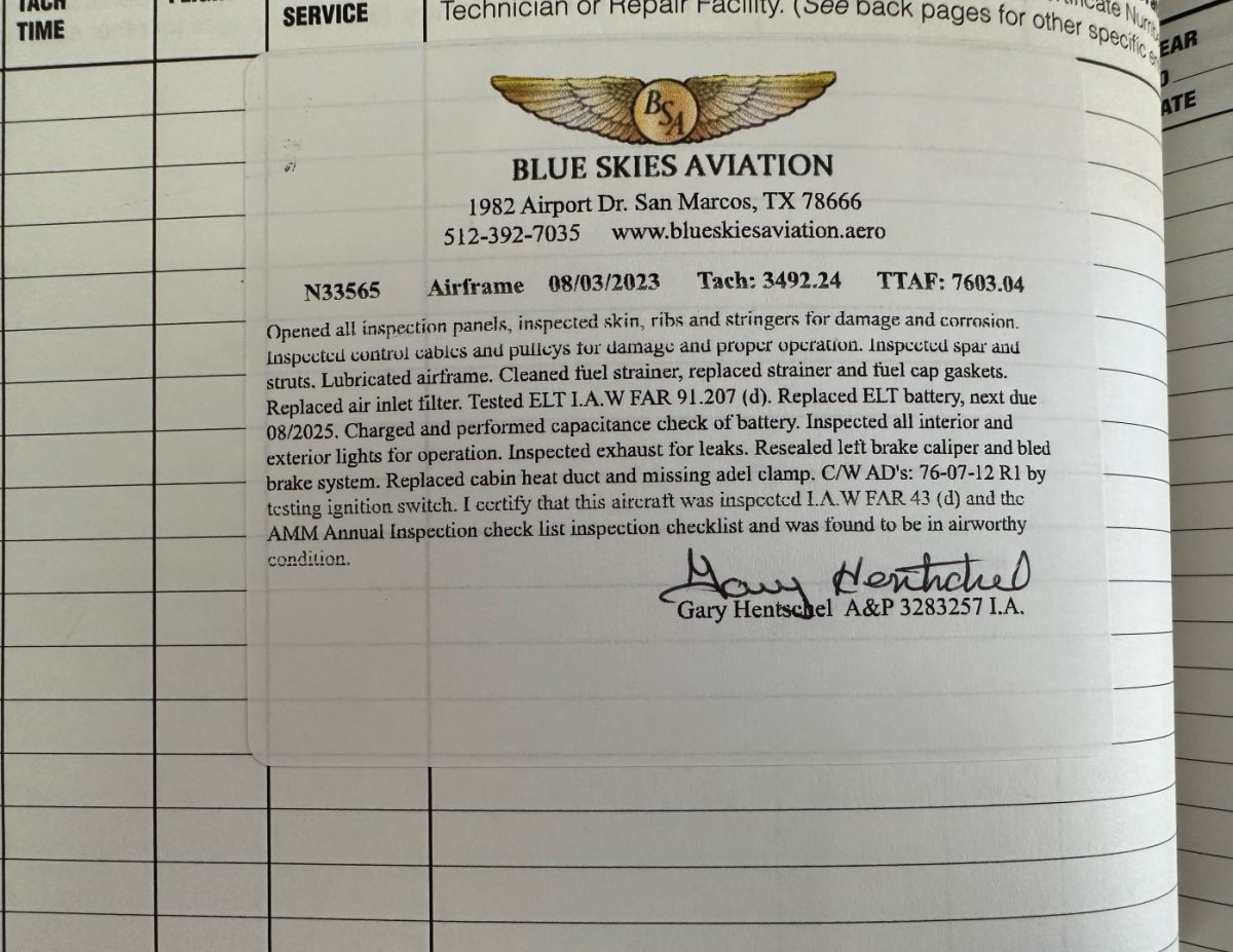 1975 Piper Cherokee Archer I  SOLD!!!