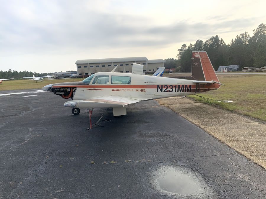 1979 Mooney M20K-231 (Salvage condition-Hurricane Damage)