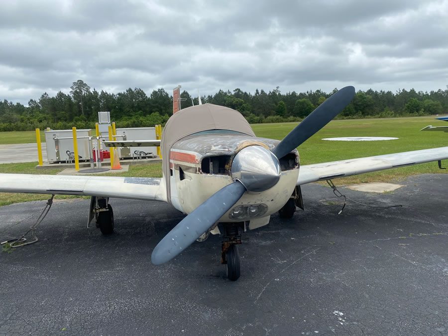 1979 Mooney M20K-231 (Salvage condition-Hurricane Damage)