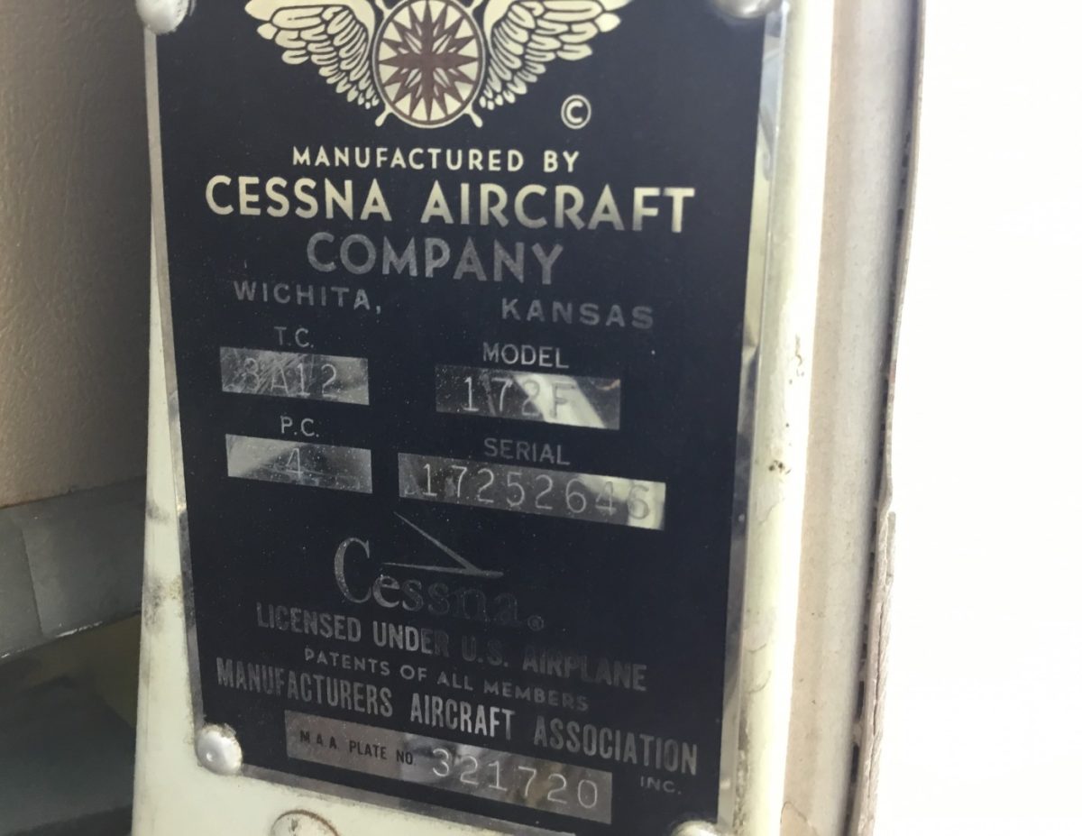 1965 Cessna 172F